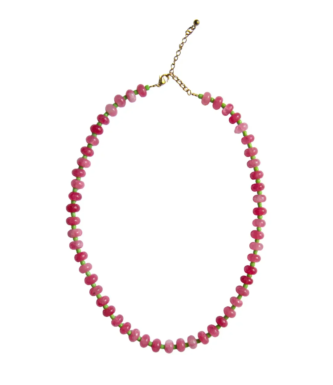 ocean-ketting-roze-groen
